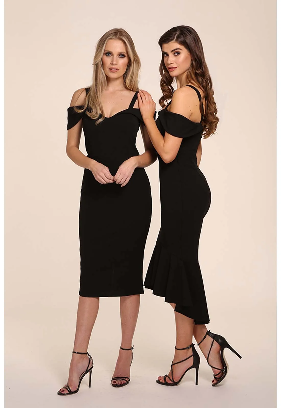 Honor Gold Olivia Black Pencil Hem Dress - Image 4