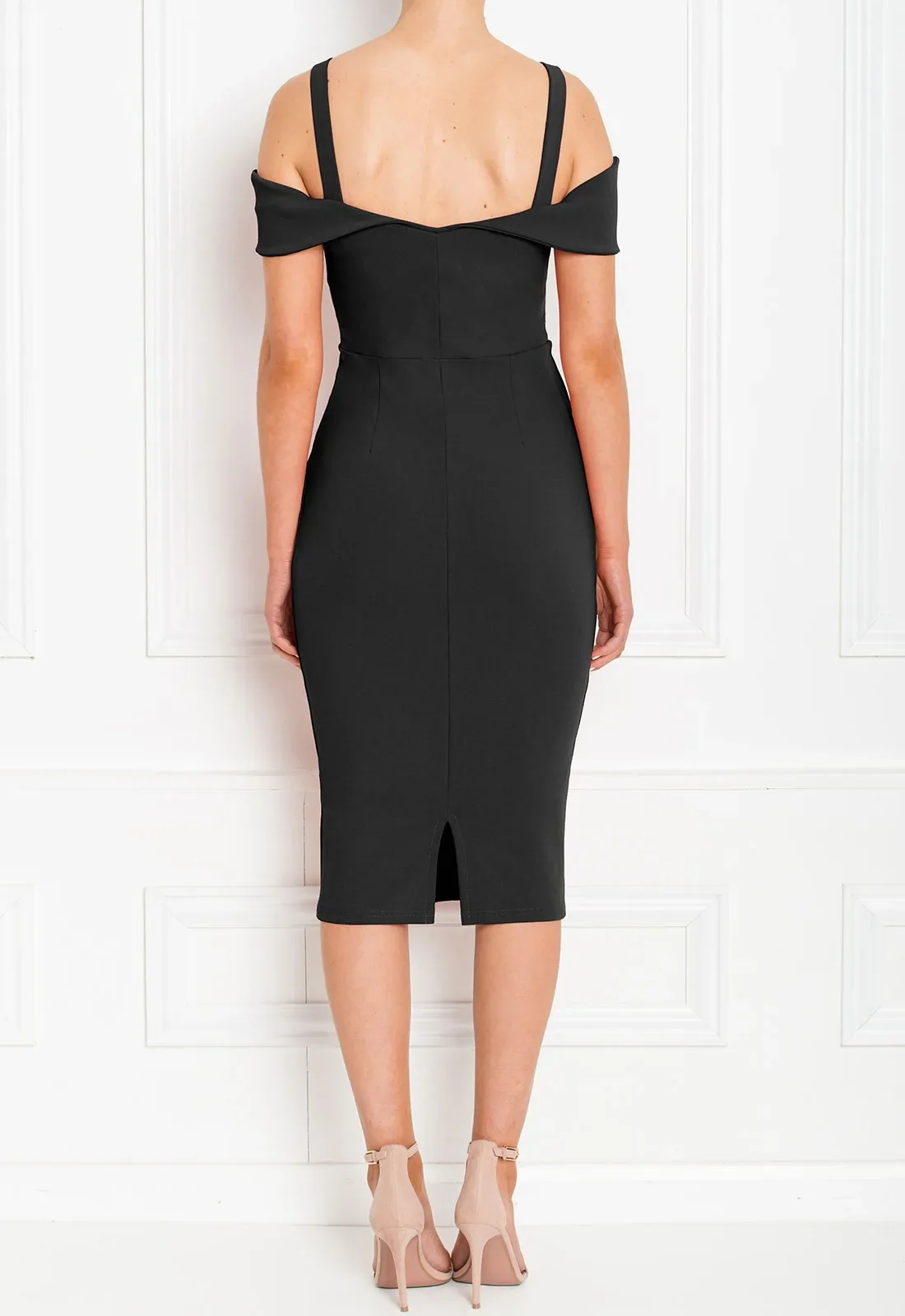 Honor Gold Olivia Black Pencil Hem Dress - Image 5