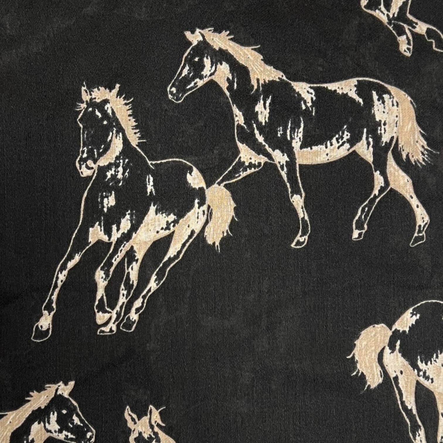 Horse print on solid canvas: Off-White - Image 7