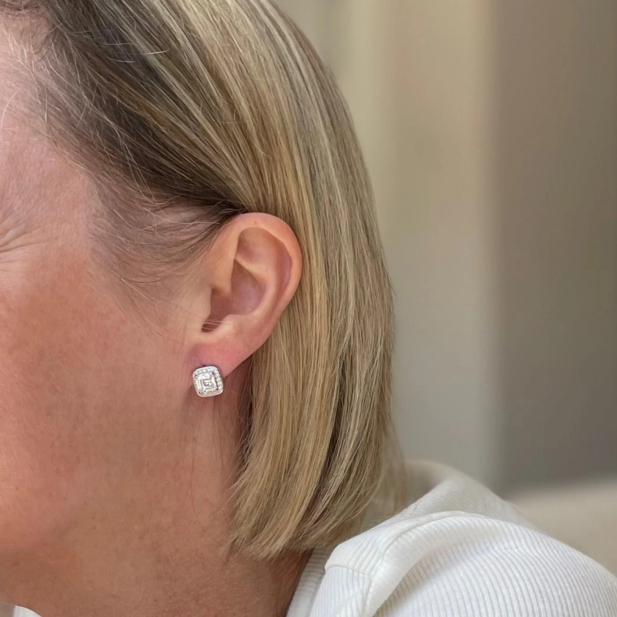 Cachet London Idola Silver Post Earring - Image 11