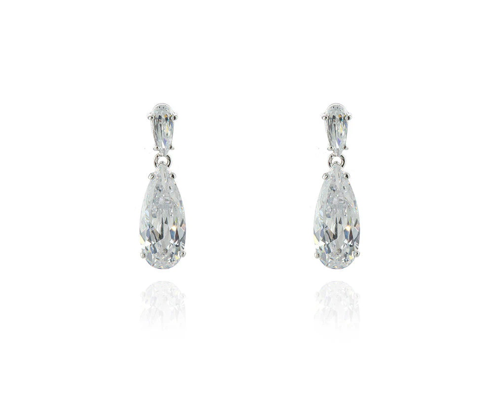 Cachet London Joni Silver Drop Earrings - Image 9