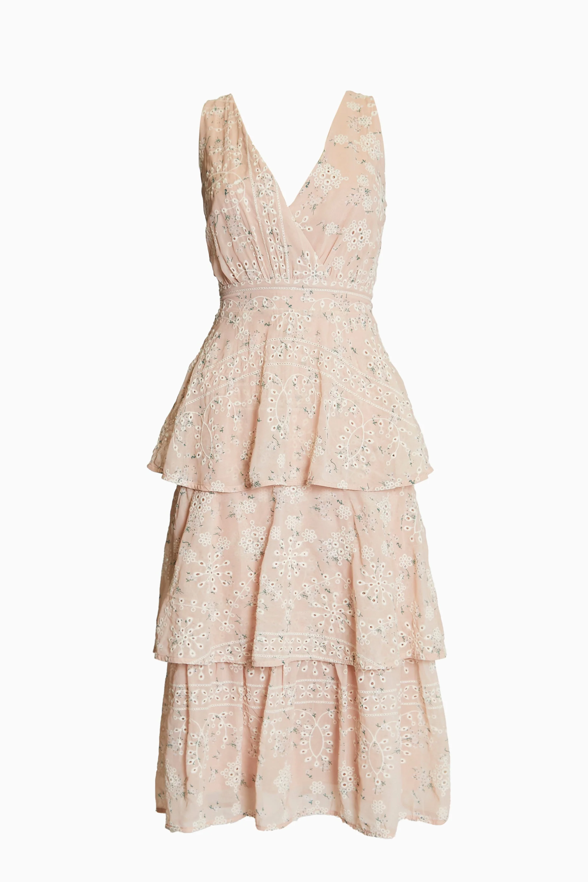 True Decadence Clara Nude-Floral Lace Dress - Image 3