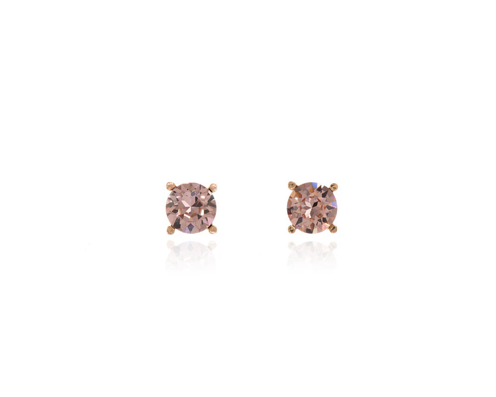 Cachet London Laine 8mm Vintage Rose Gold Earrings - Image 11