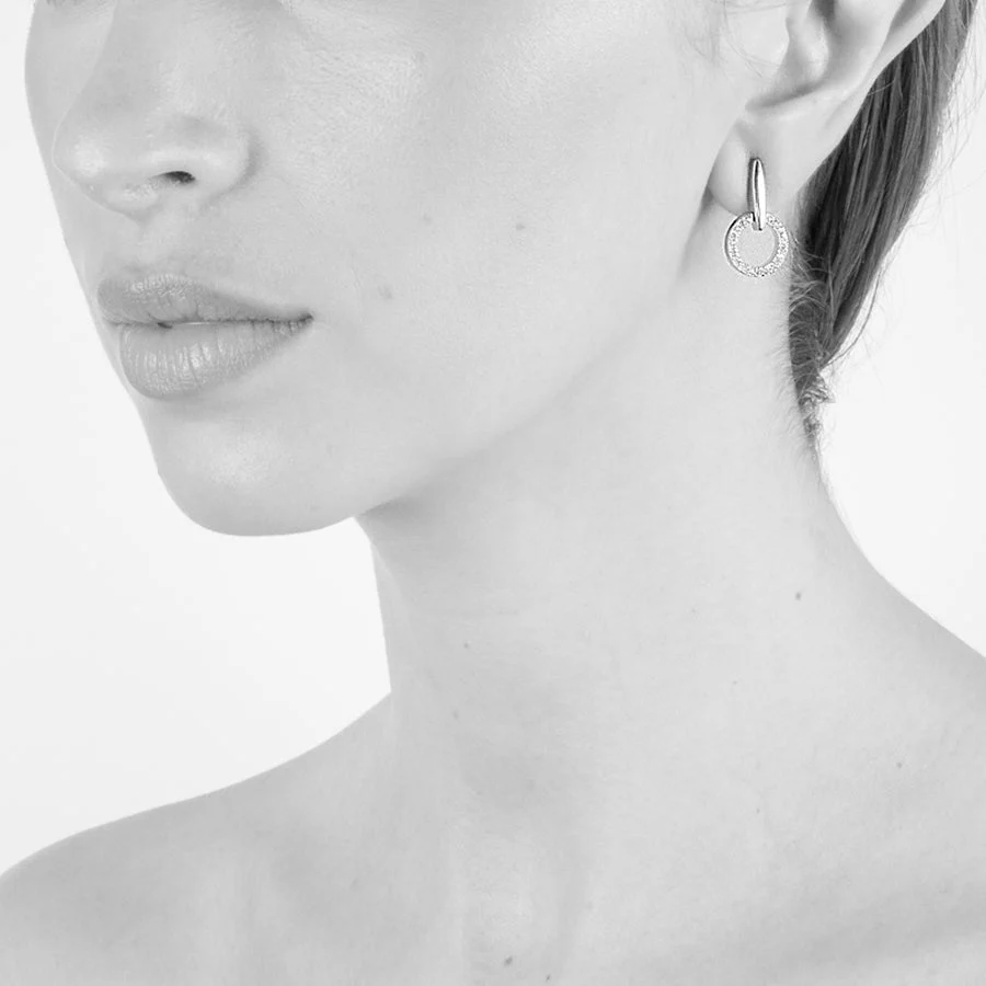 Cachet London Lara Drop Rose Gold Earrings - Image 4
