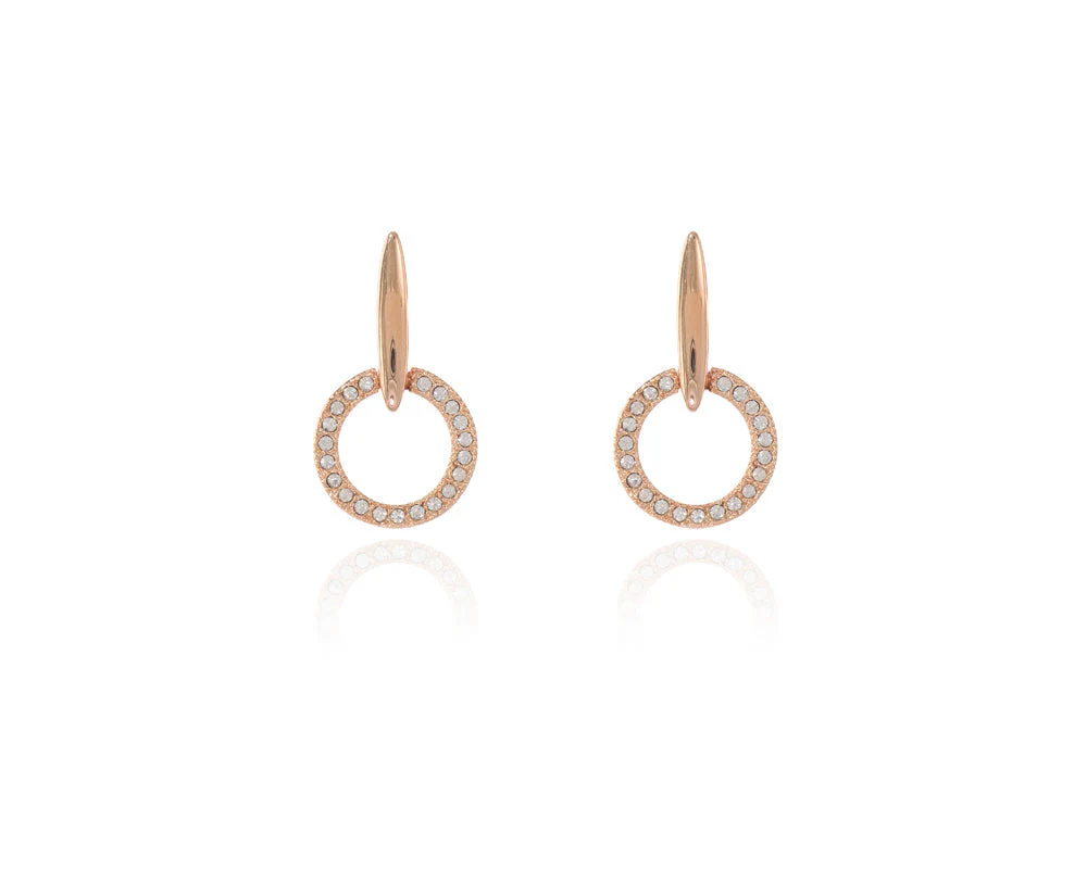 Cachet London Lara Drop Rose Gold Earrings - Image 6