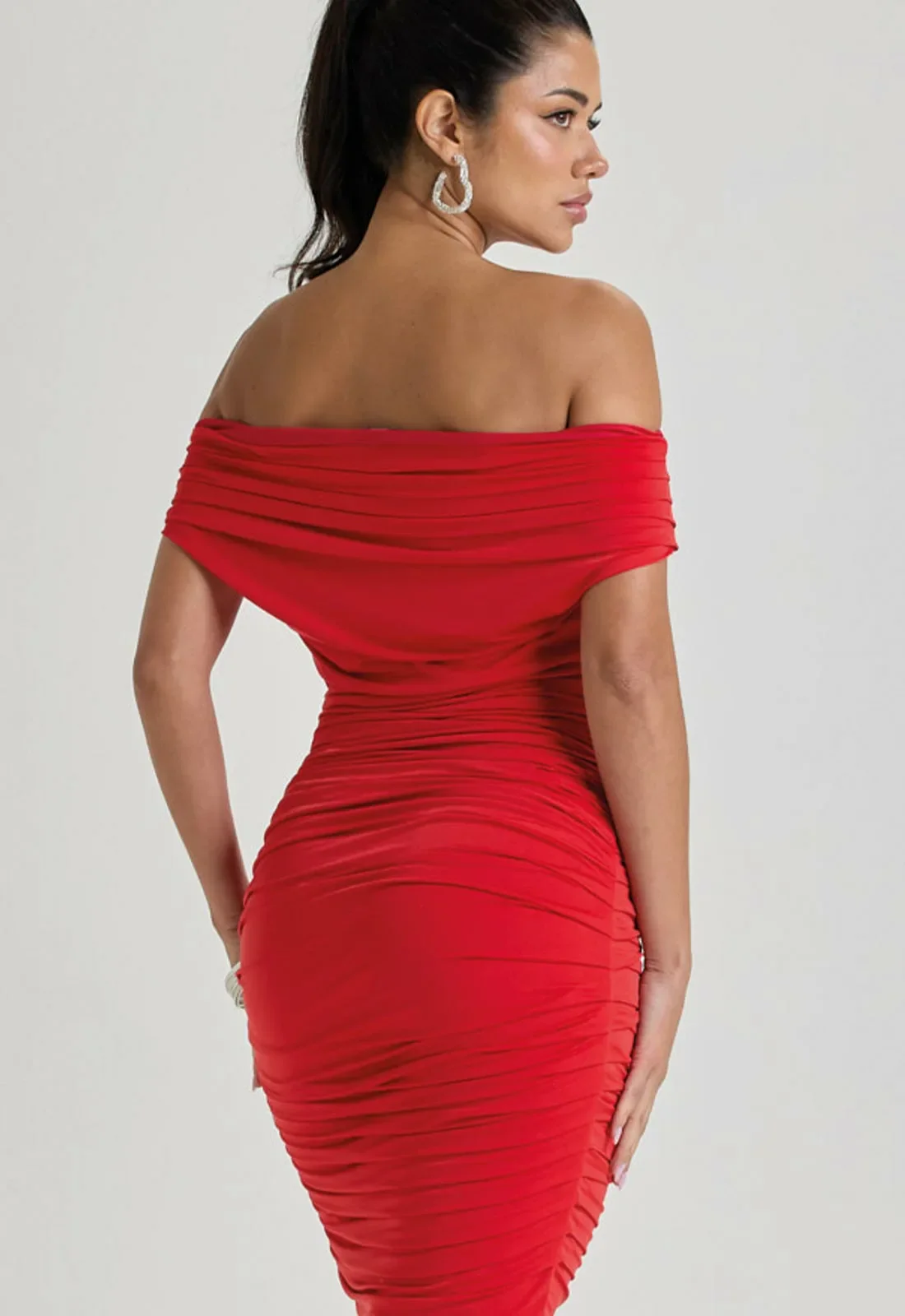 LBD Collection Red Olivia Dress - Image 6
