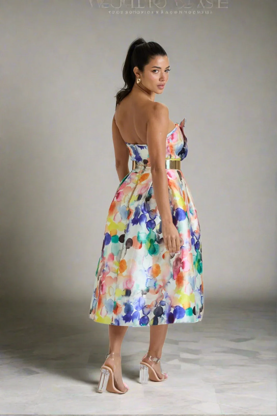 LBD Collection The Watercolour Dress - Image 3
