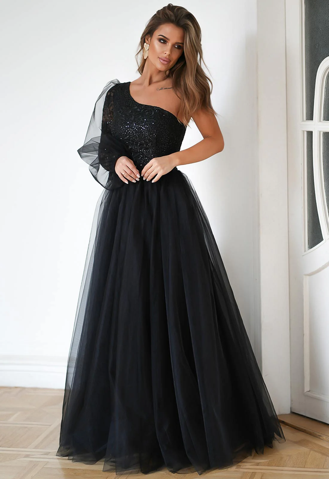 LBD Exclusive Black Blair Prom Dress - Image 3