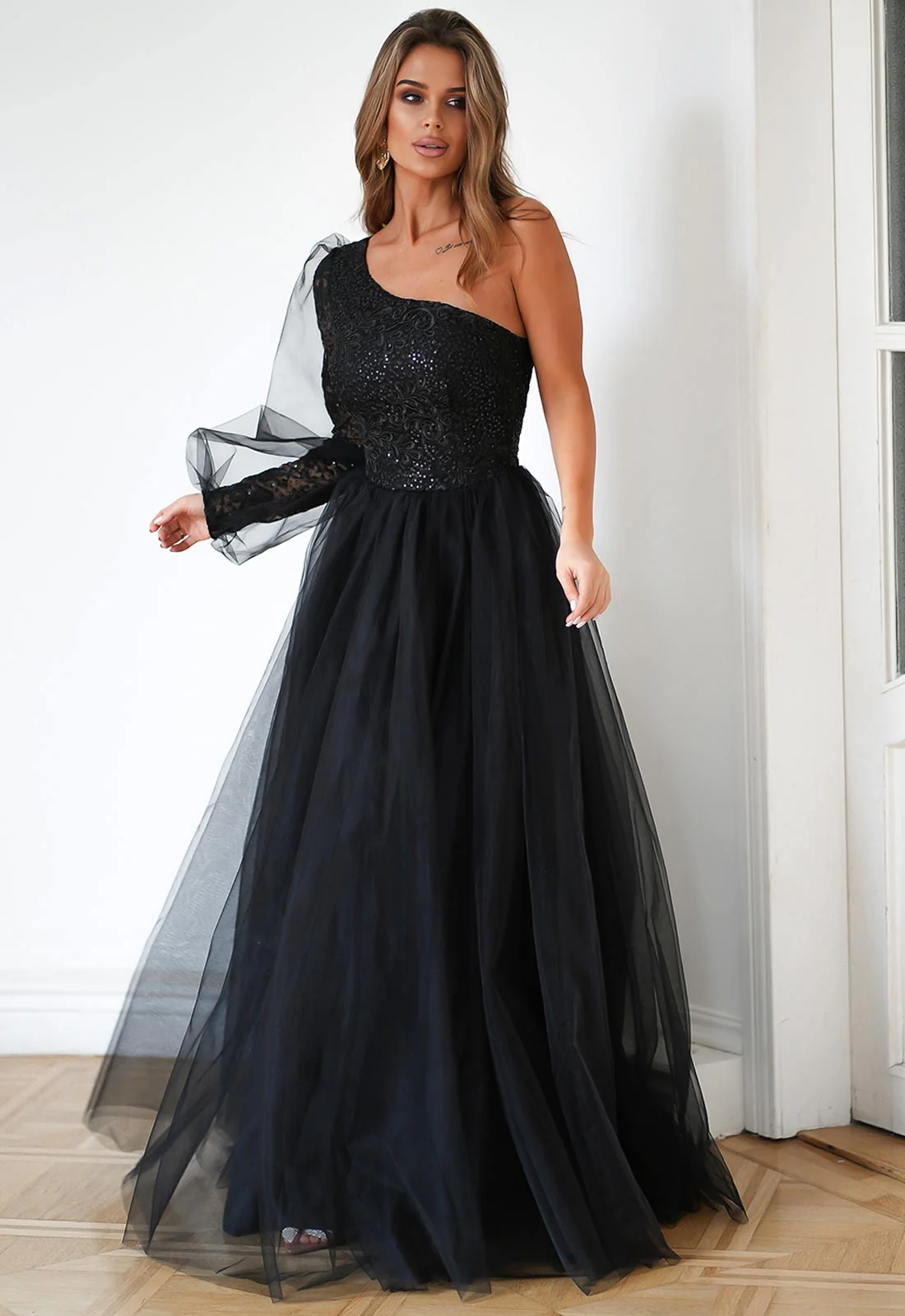 LBD Exclusive Black Blair Prom Dress - Image 4