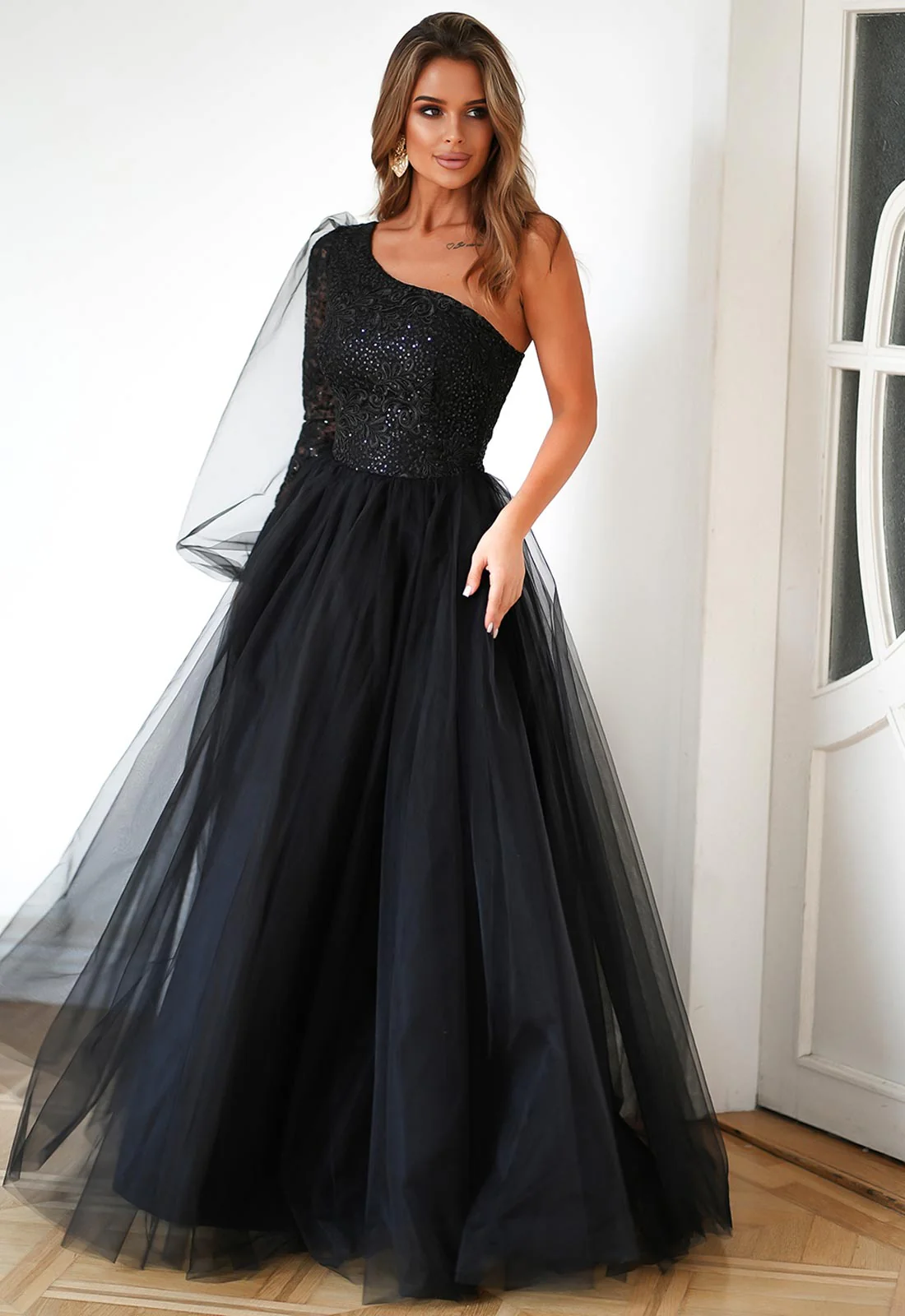 LBD Exclusive Black Blair Prom Dress - Image 5