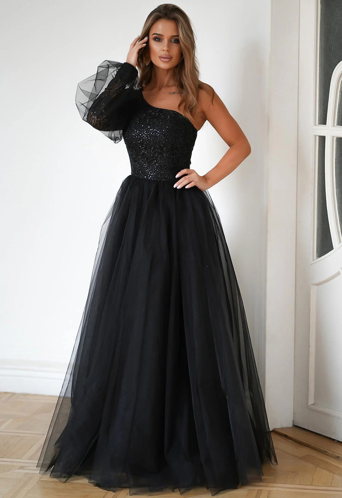 LBD Exclusive Black Blair Prom Dress - Image 6