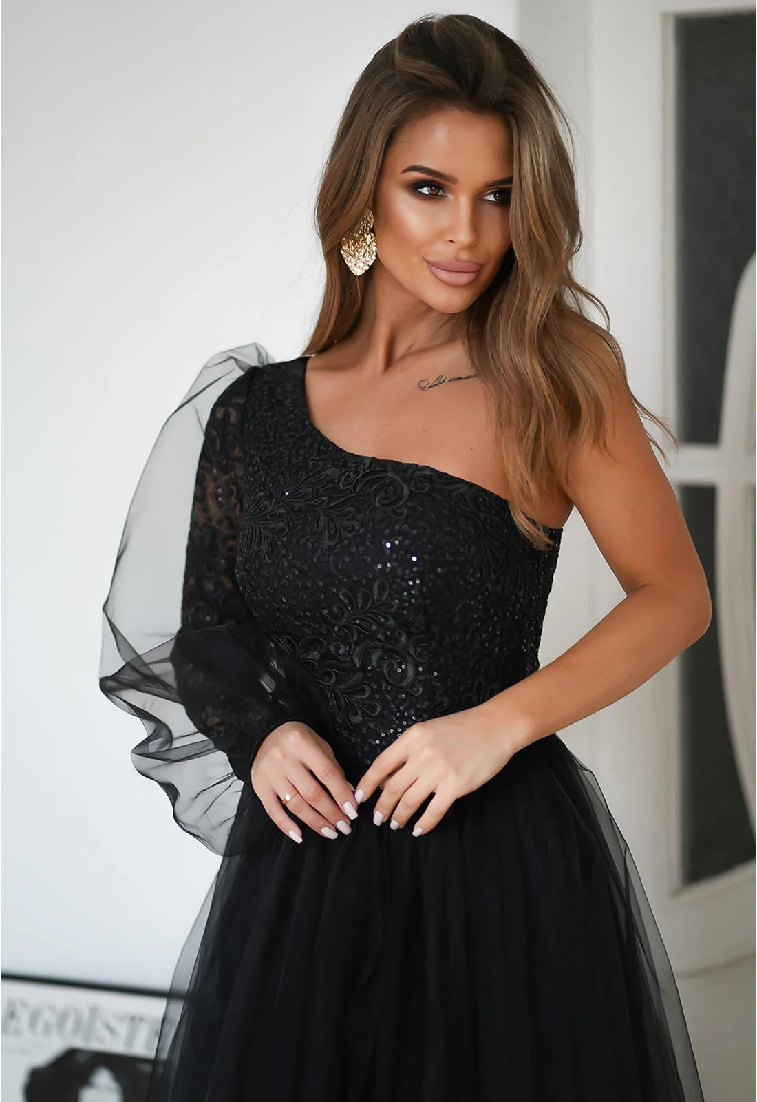 LBD Exclusive Black Blair Prom Dress - Image 7
