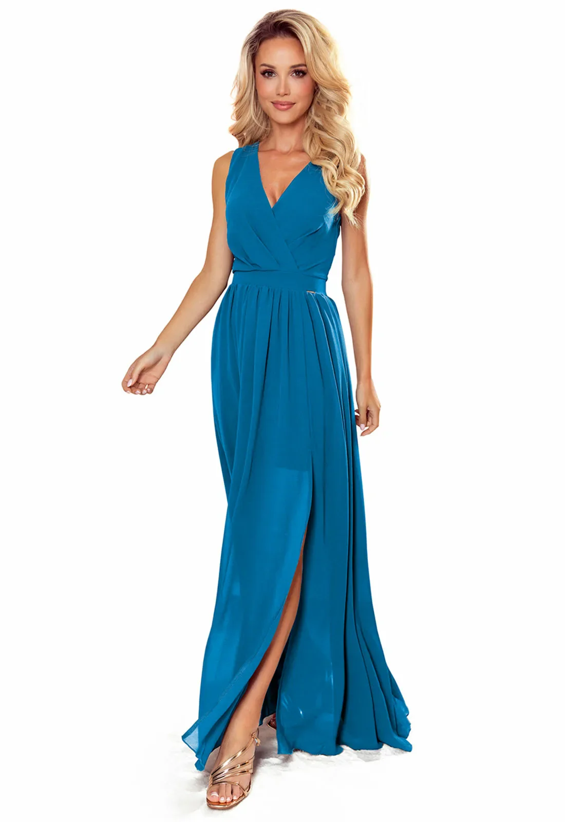 LBD Exclusive Blue Justine Maxi Dress - Image 3