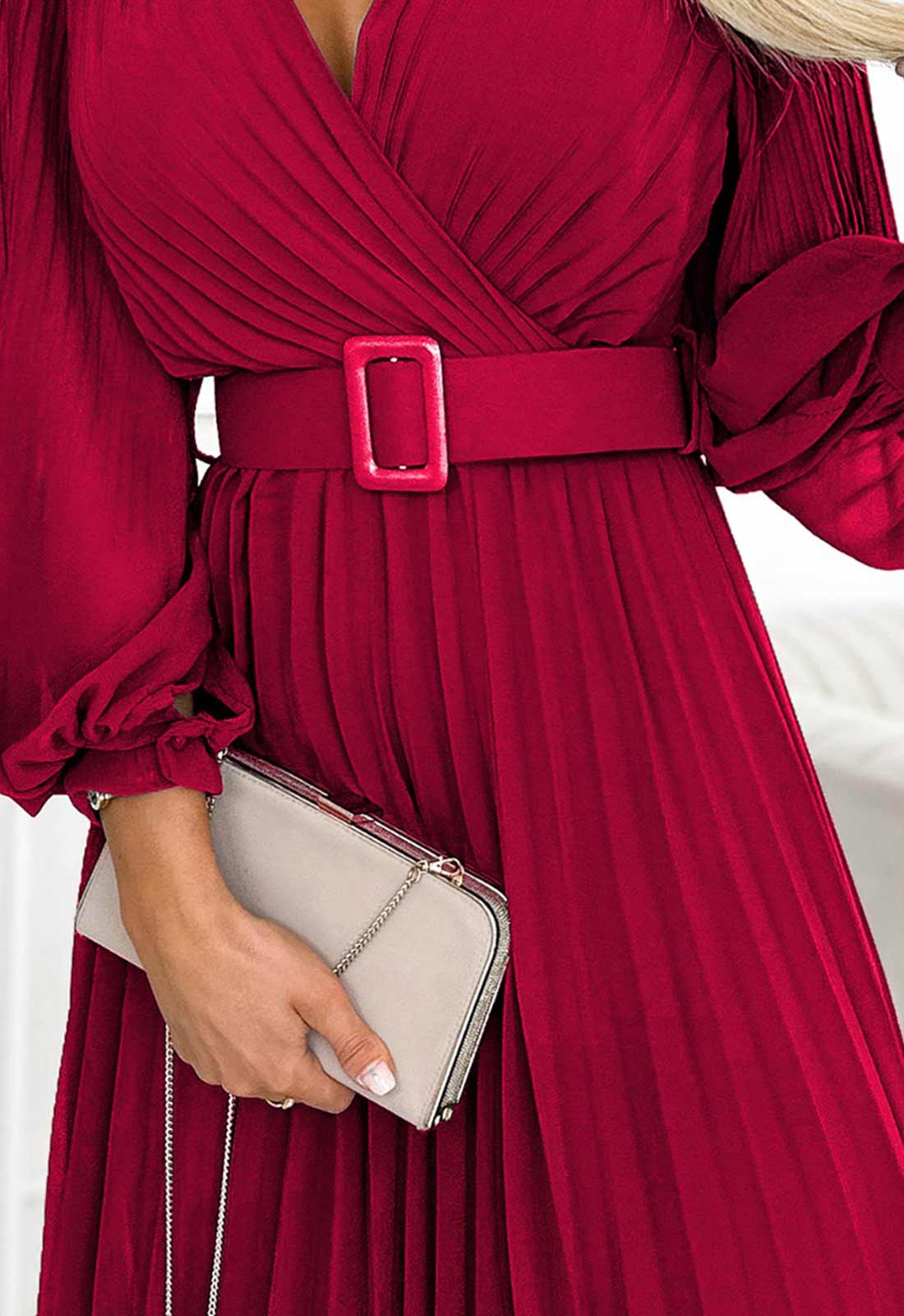 LBD Exclusive Burgundy Klara Dress - Image 2