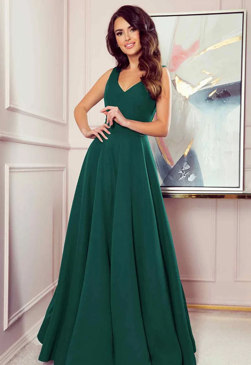LBD Exclusive Green Cindy Maxi Dress - Image 8