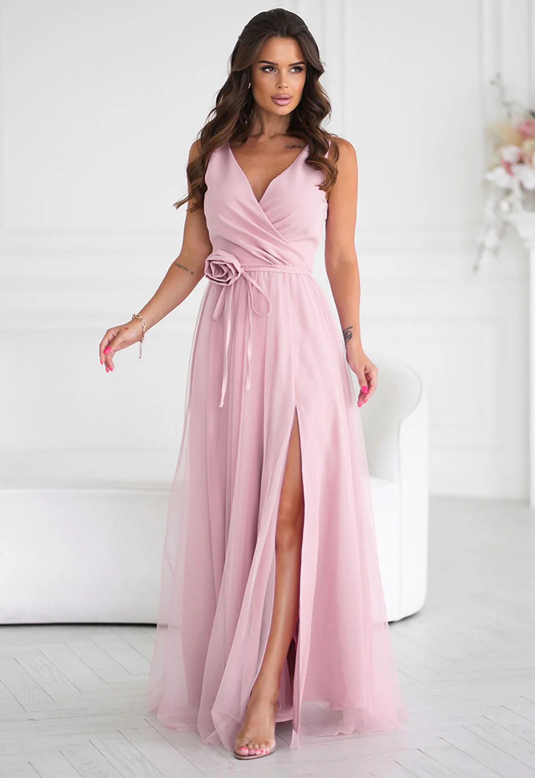 LBD Exclusive Pink Angelina Tulle Dress - Image 2