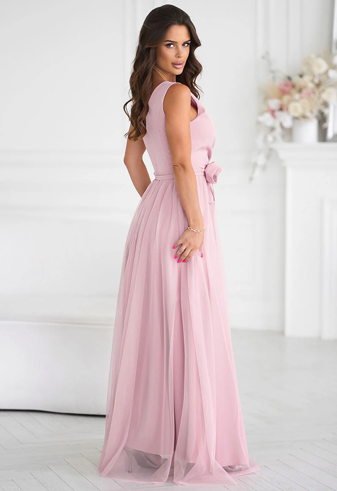 LBD Exclusive Pink Angelina Tulle Dress - Image 7