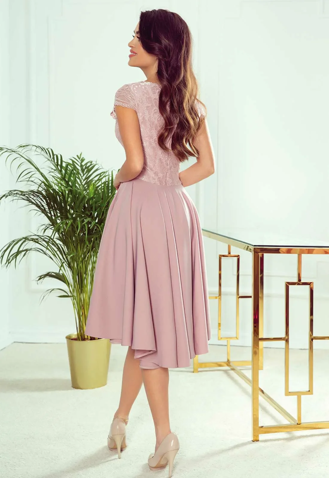 LBD Exclusive Pink Patricia Party Dress - Image 4
