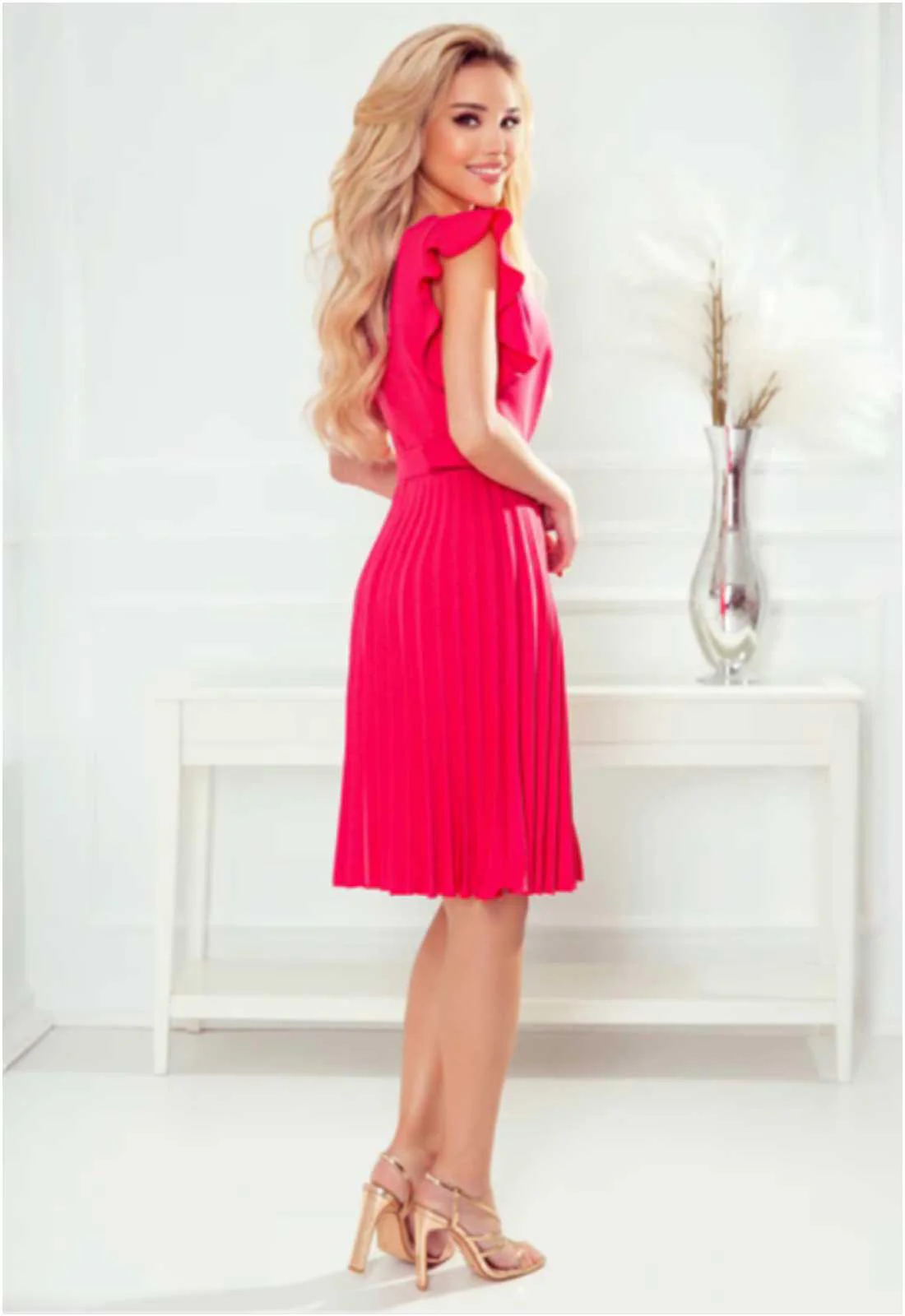 LBD Exclusive Raspberry Layla Dress - Image 2