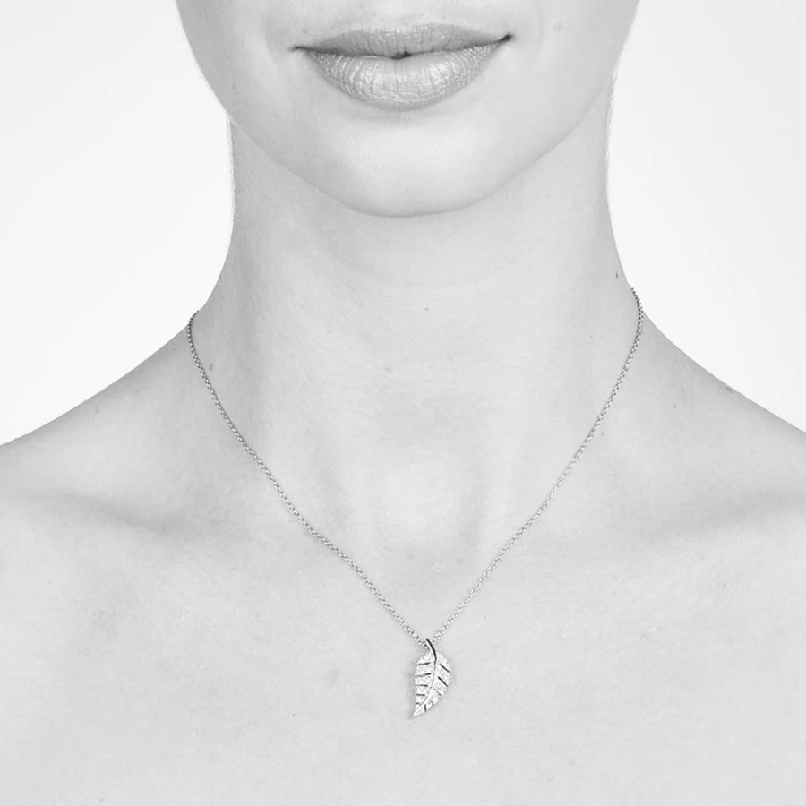 Cachet London Leafy Silver Pendant - Image 4