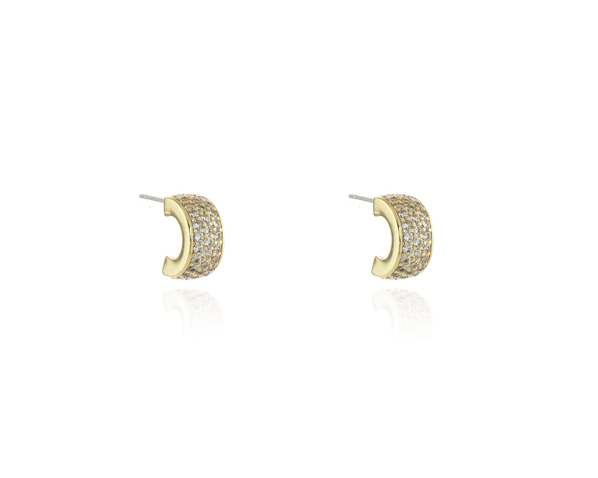 Cachet London Lily Gold Hoop Earrings - Image 12