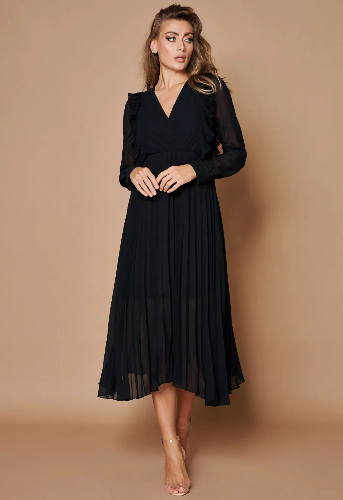 Little Black Dress Black Adele Cocktail Dress - Image 8