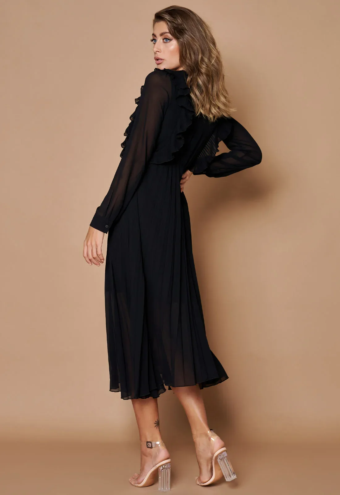 Little Black Dress Black Adele Cocktail Dress - Image 9