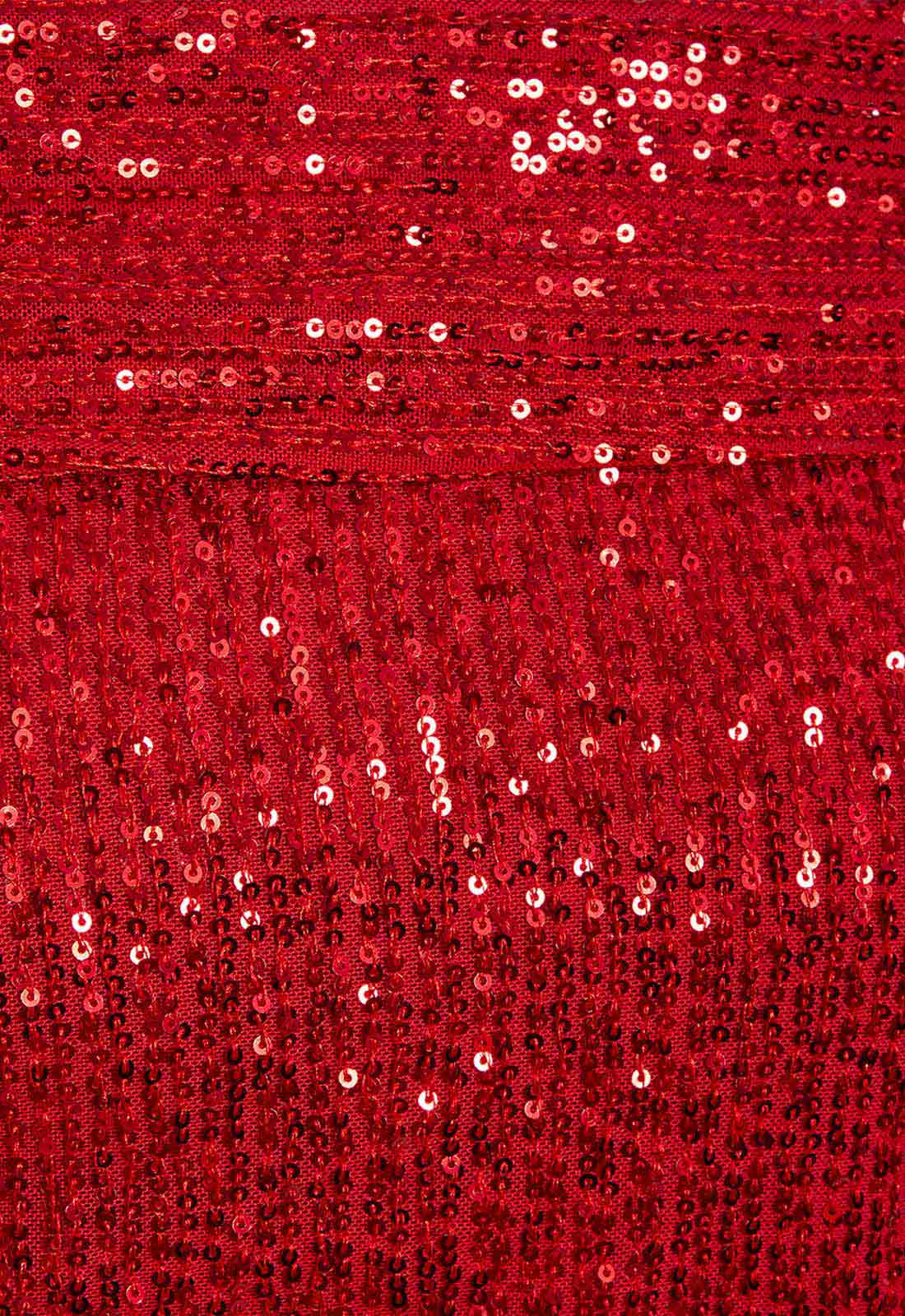 Little Black Dress Red Annabel Sequin Dress - Image 5