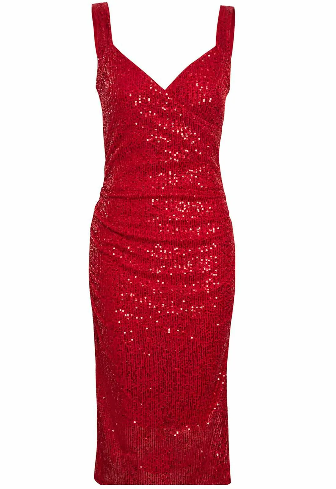 Little Black Dress Red Ruby Cocktail Dress - Image 4
