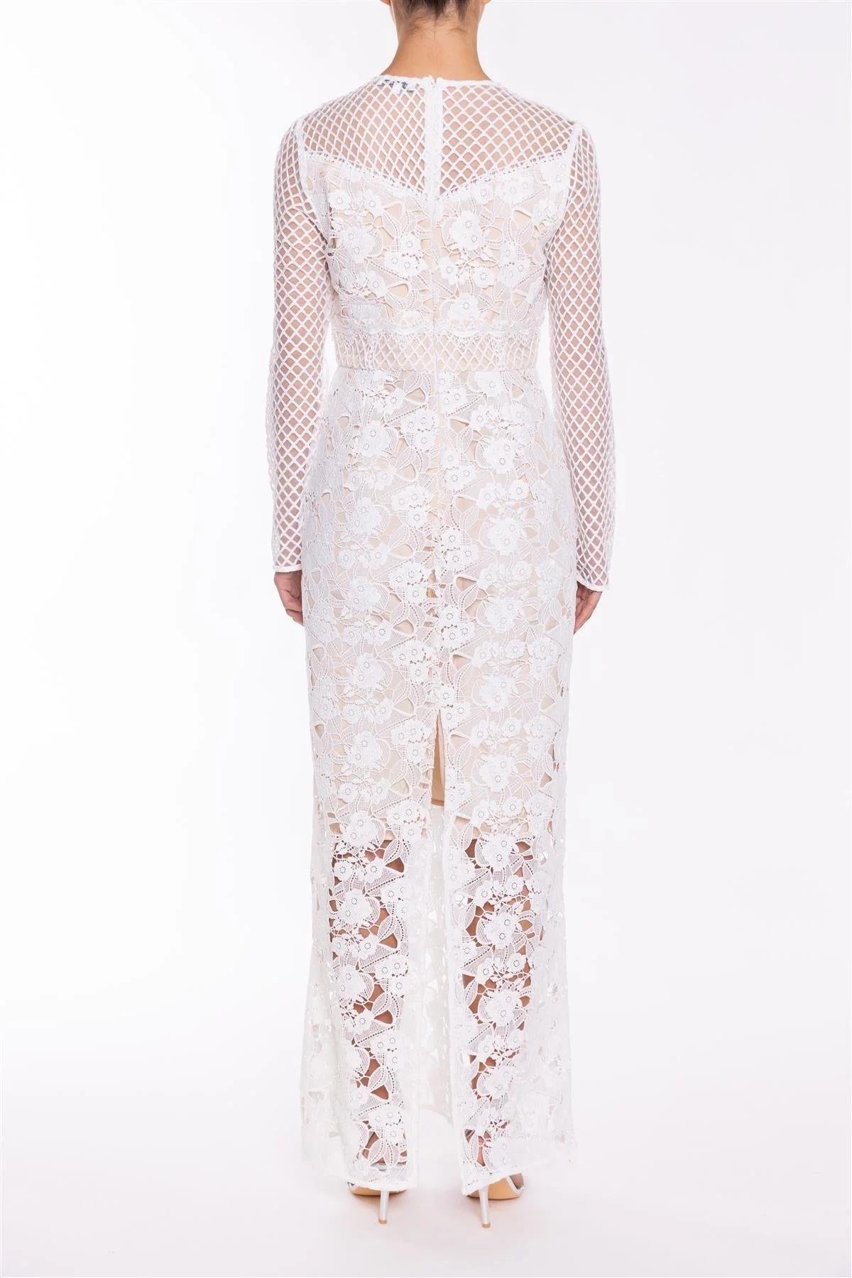 True Decadence White Louise Maxi Dress - Image 2
