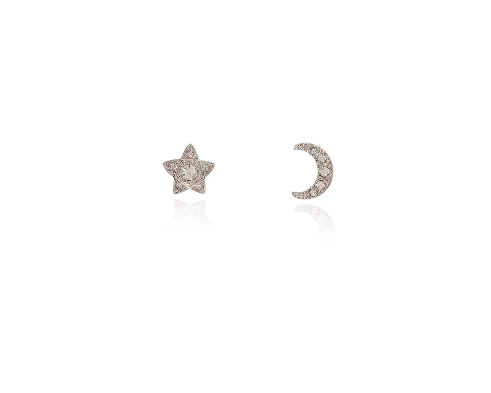 Cachet London Lunar Star Silver Earrings - Image 11