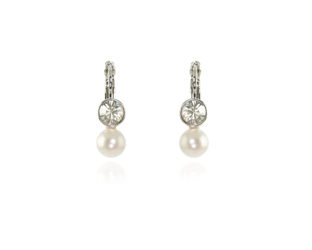 Cachet London Mimi Silver Lever Back Earrings - Image 11