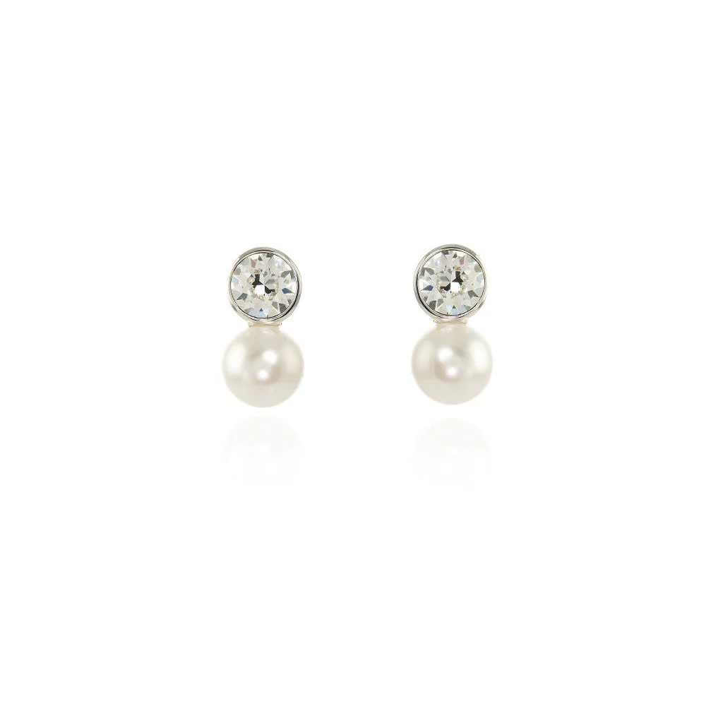 Cachet London Mimi Silver Post Earrings
