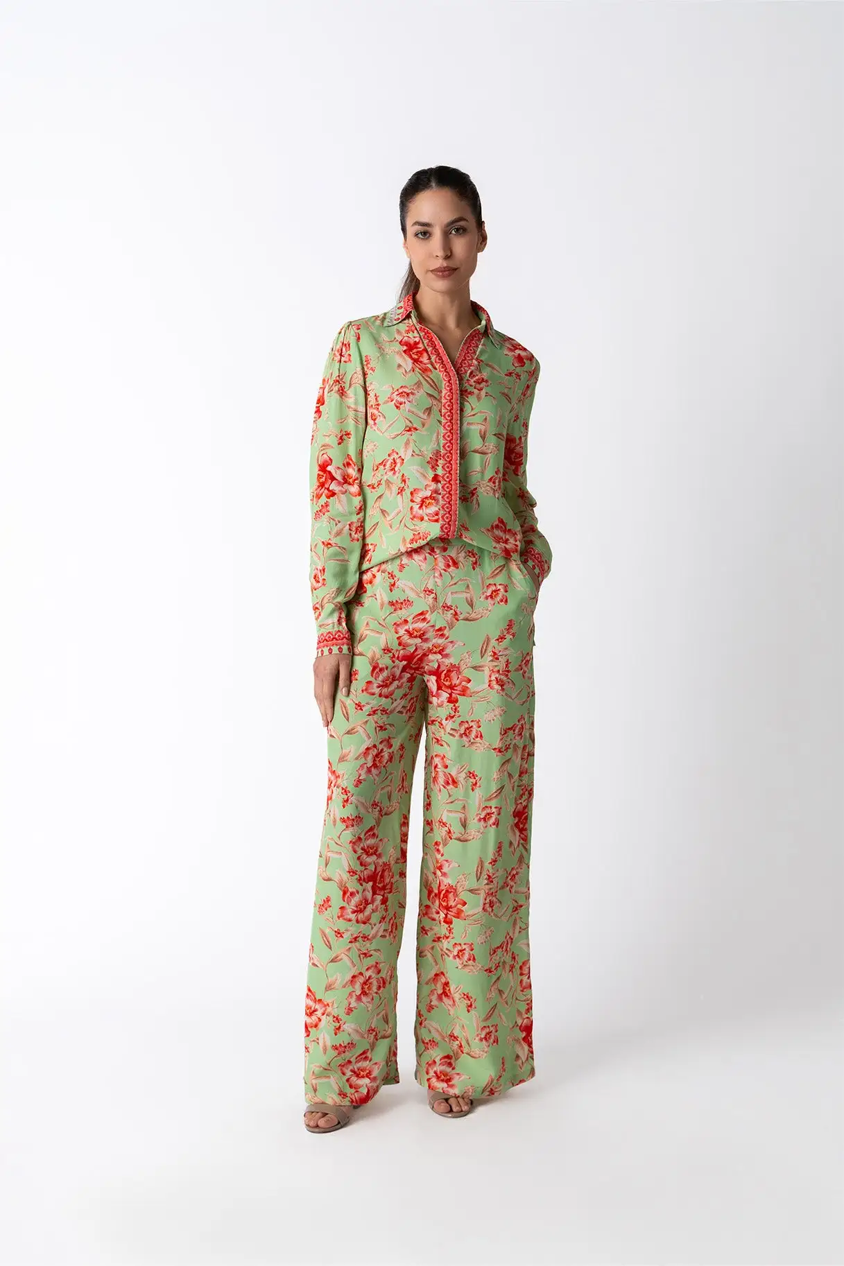Raishma Studio Green Naomi Trousers - Image 4