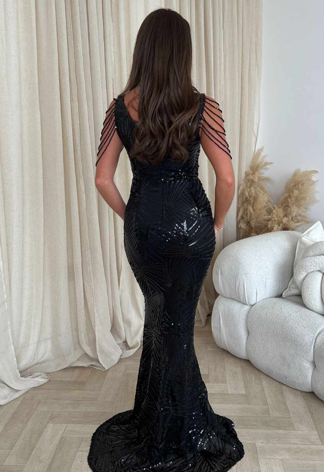 Nazz Collection Black Centerpiece Maxi Dress - Image 8