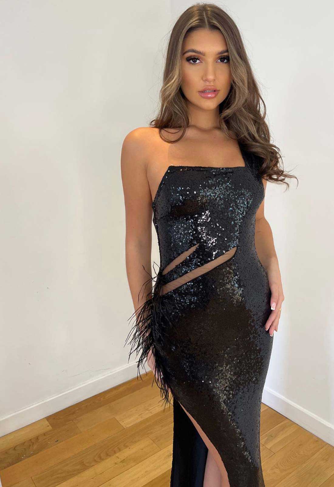 Nazz Collection Black Fame Maxi Dress - Image 2