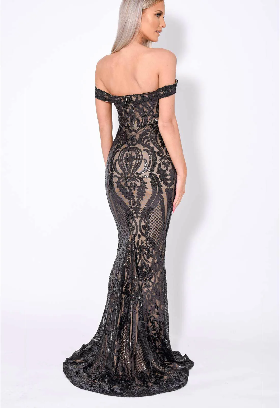 Nazz Collection Black Layali Maxi Dress - Image 7