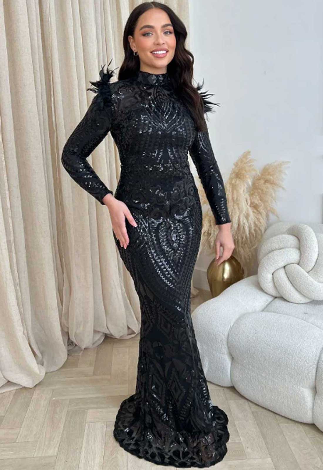 Nazz Collection Black Saint Maxi Dress - Image 4