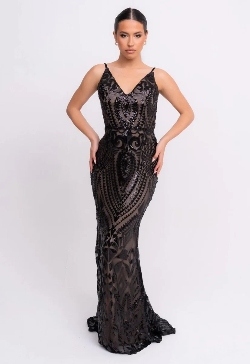 NAZZ Collection Black Spotlight Maxi Dress - Image 10