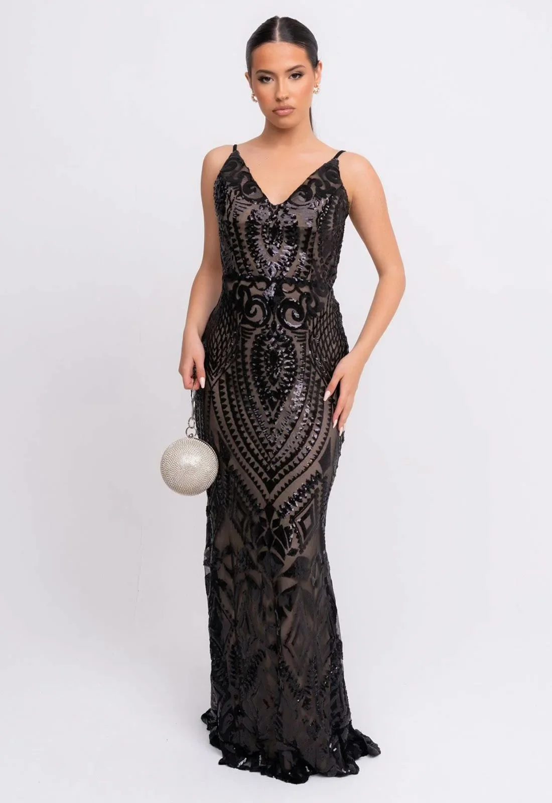 NAZZ Collection Black Spotlight Maxi Dress - Image 6