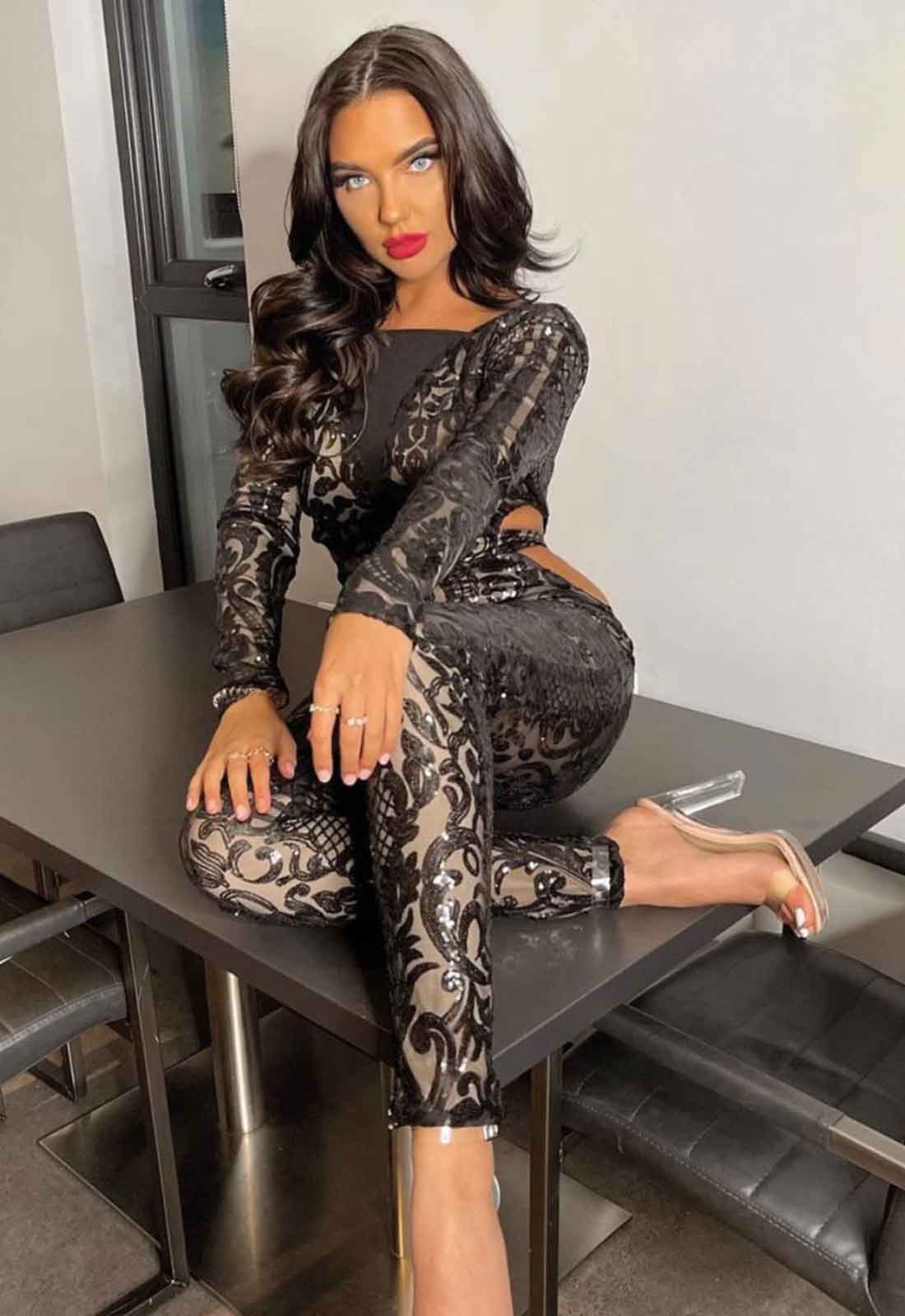 Nazz Collection Black Toxic Jumpsuit - Image 4
