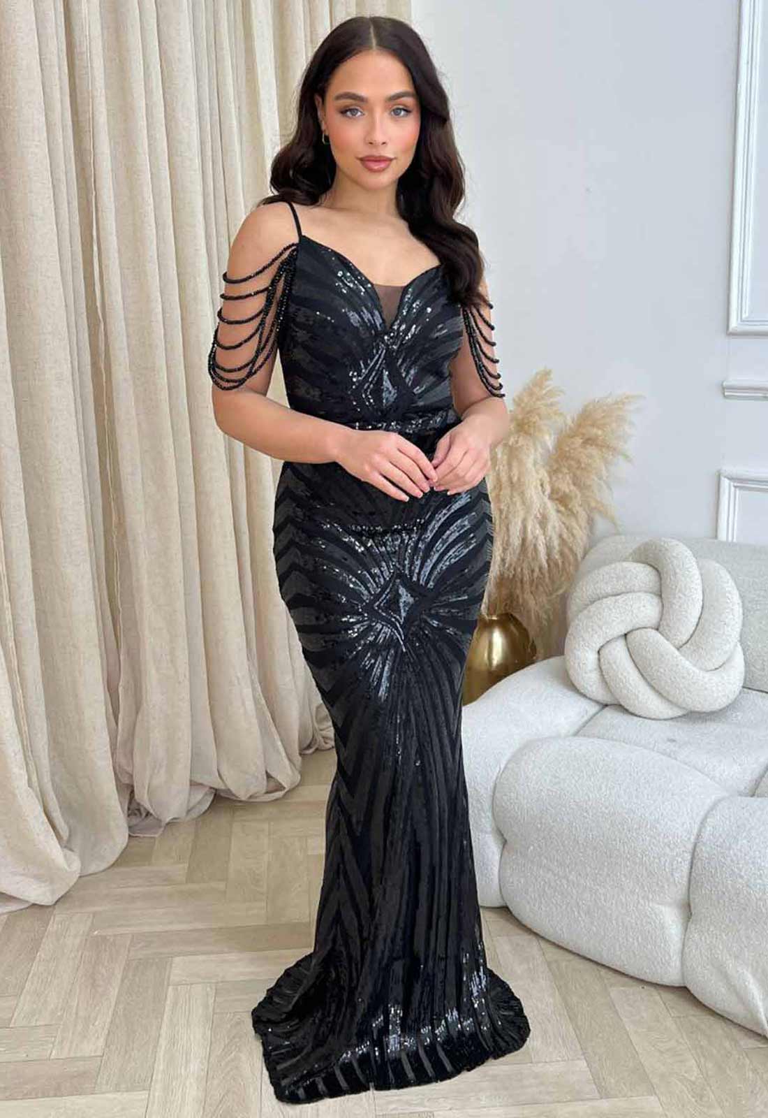 Nazz Collection Black Vanity Maxi Dress - Image 3