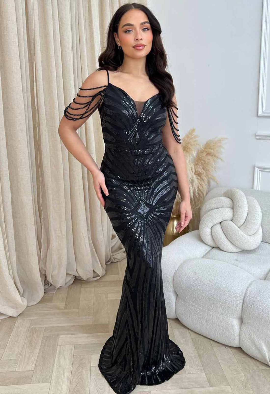 Nazz Collection Black Vanity Maxi Dress - Image 4