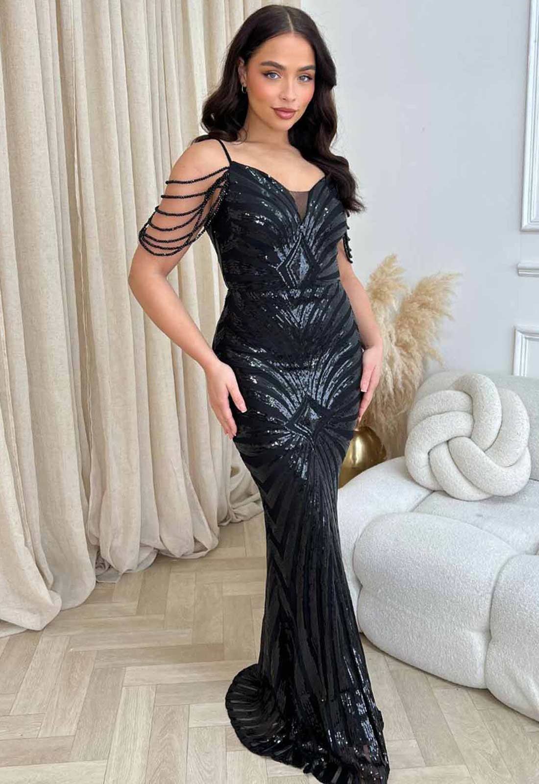Nazz Collection Black Vanity Maxi Dress - Image 5