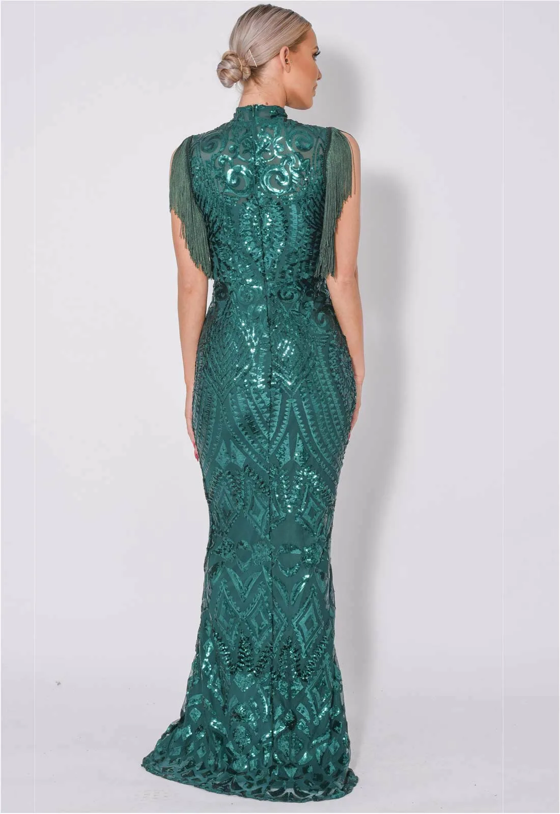 Nazz Collection Green Magic Maxi Dress - Image 3
