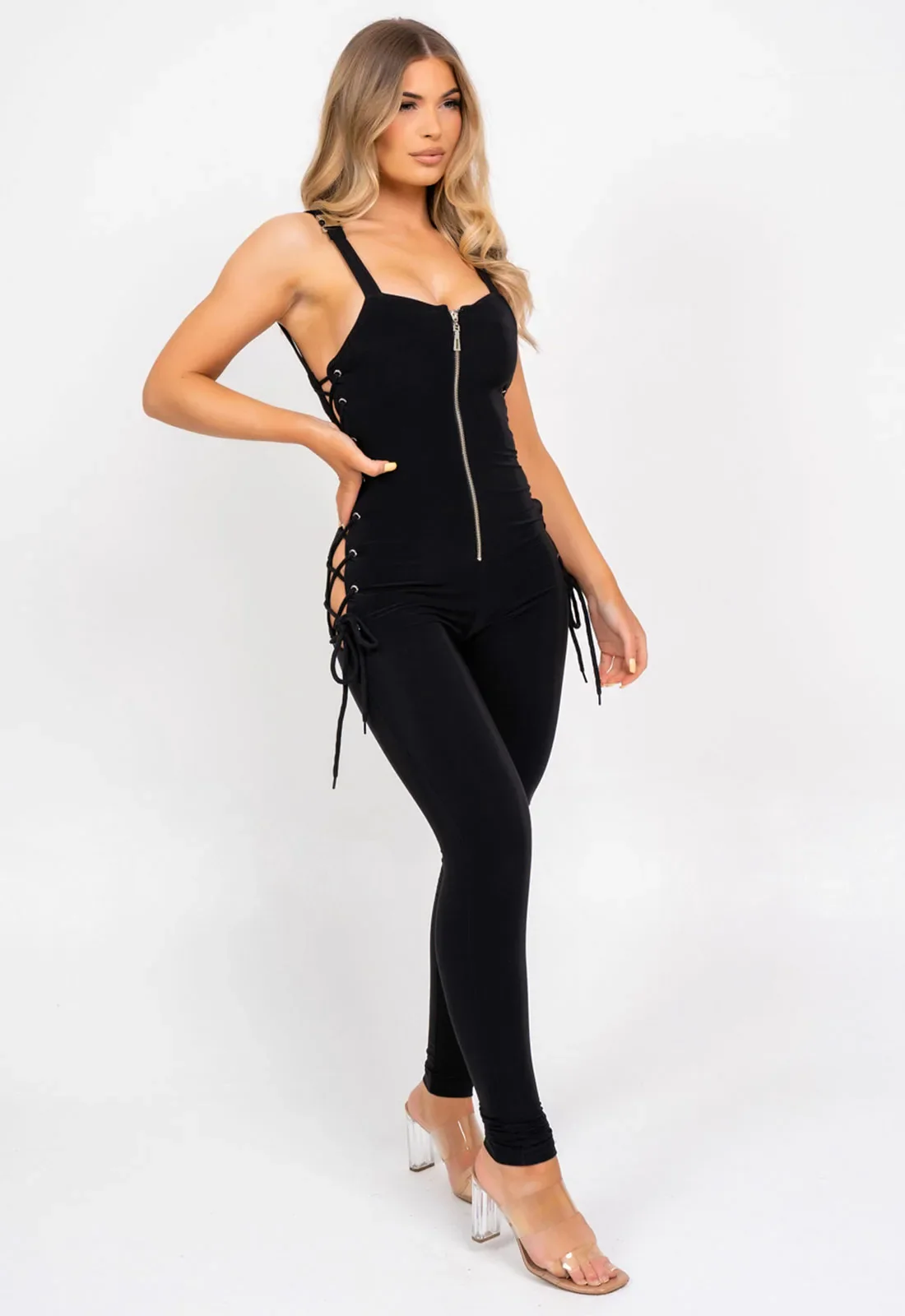 Nazz Collection Khaki Snatched Jumpsuit - Image 5