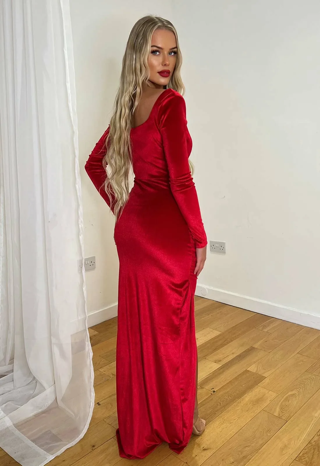 Nazz Collection Red Madison Maxi Dress - Image 2