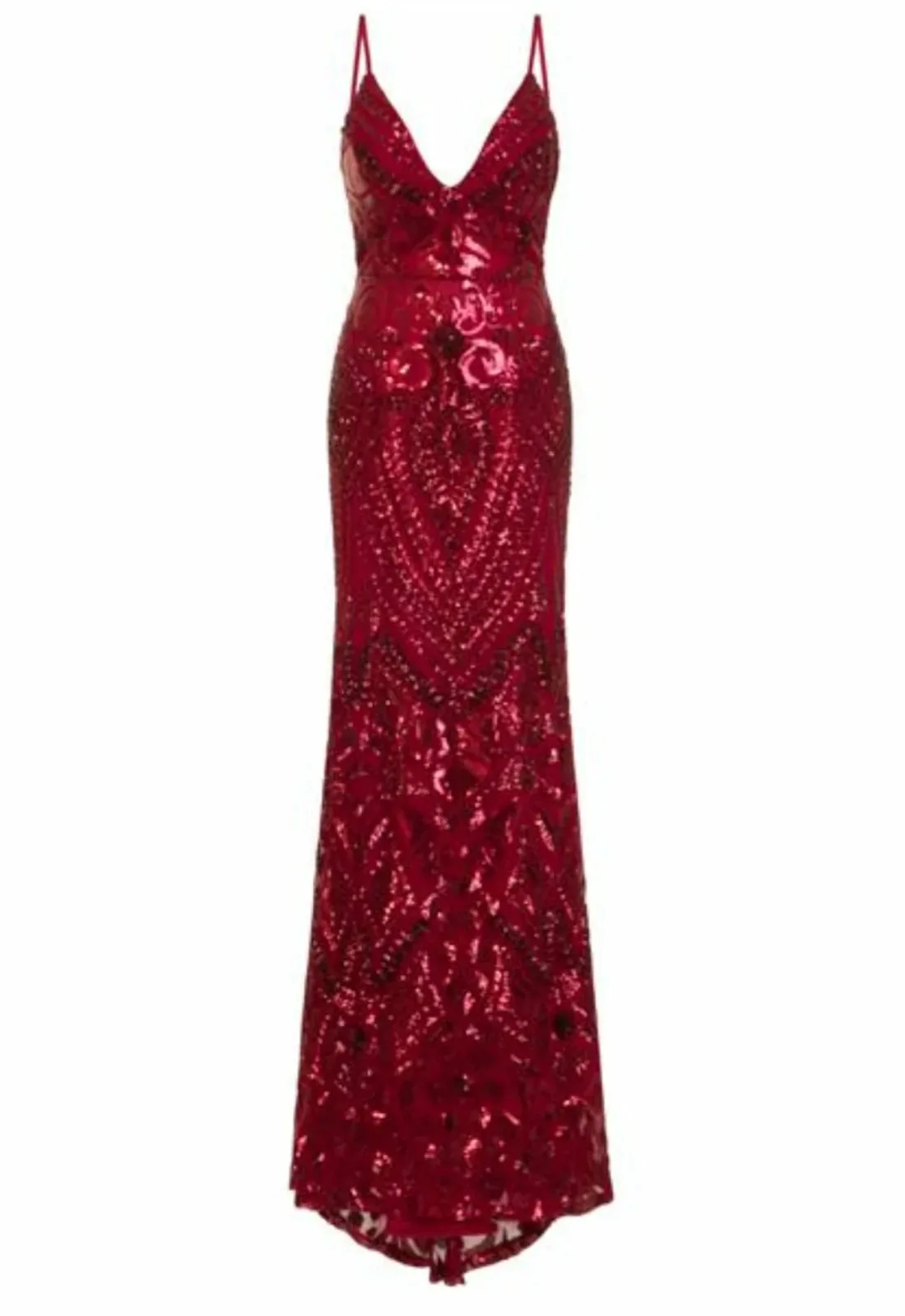 Nazz Collection Red Spotlight Maxi Dress - Image 4