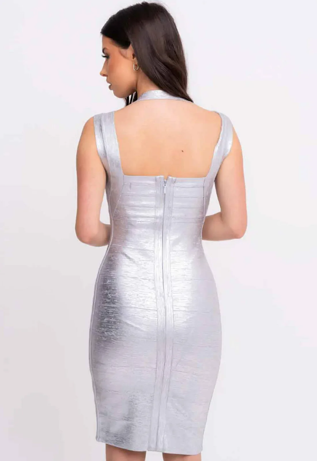 Nazz Collection Silver Dominica Dress - Image 4
