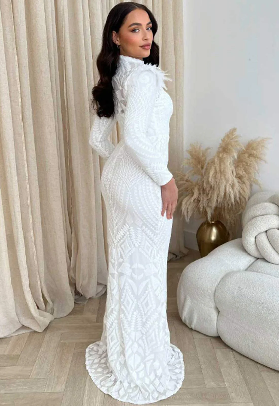 Nazz Collection White Saint Maxi Dress - Image 2